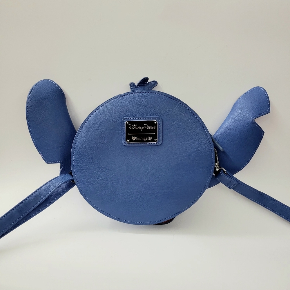 New Disney Parks Loungefly Stitch Blue Crossbody Purse Bag - Picture 2 of 9